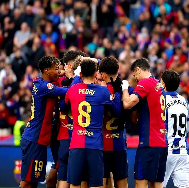 包含巴萨双前锋频繁合作，取得连胜的词条